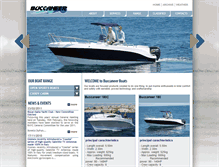 Tablet Screenshot of buccaneerboatsltd.com